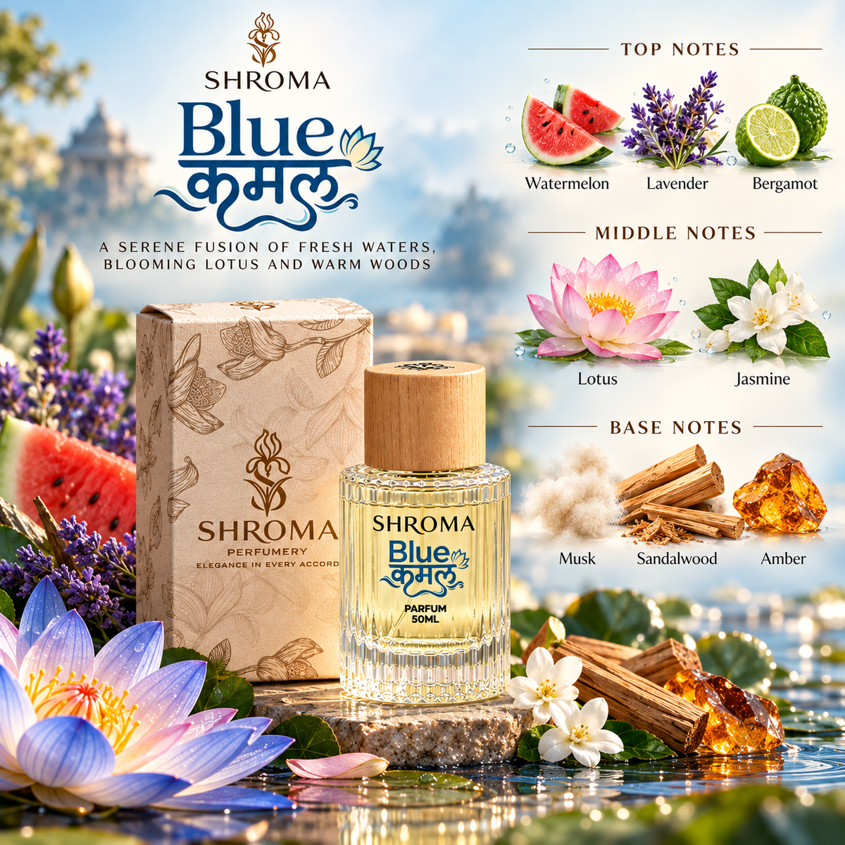 BLUE KAMAL PARFUM 50ML