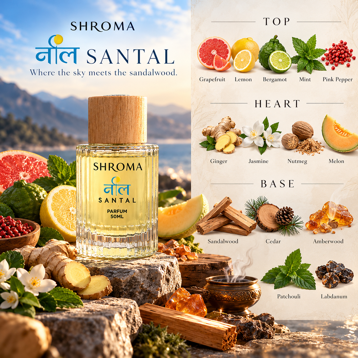 NEEL SANTALE PARFUM 50ML